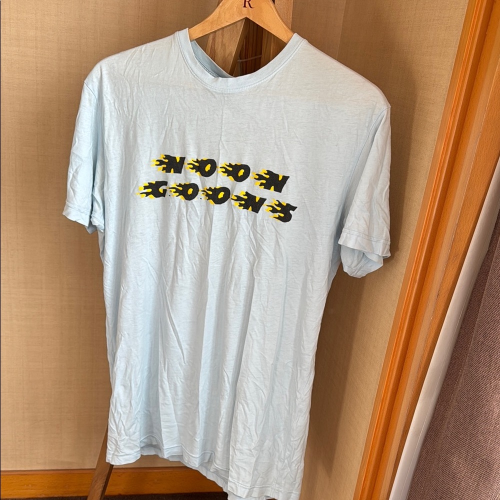 Men's Light Blue Graphic T-Shirt